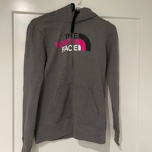 The North Face Women's full zip logo hoodie